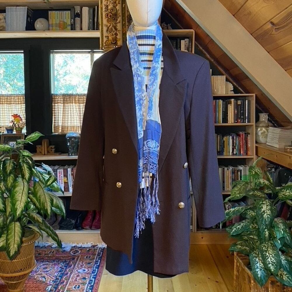 Vintage Wool Coat Brown